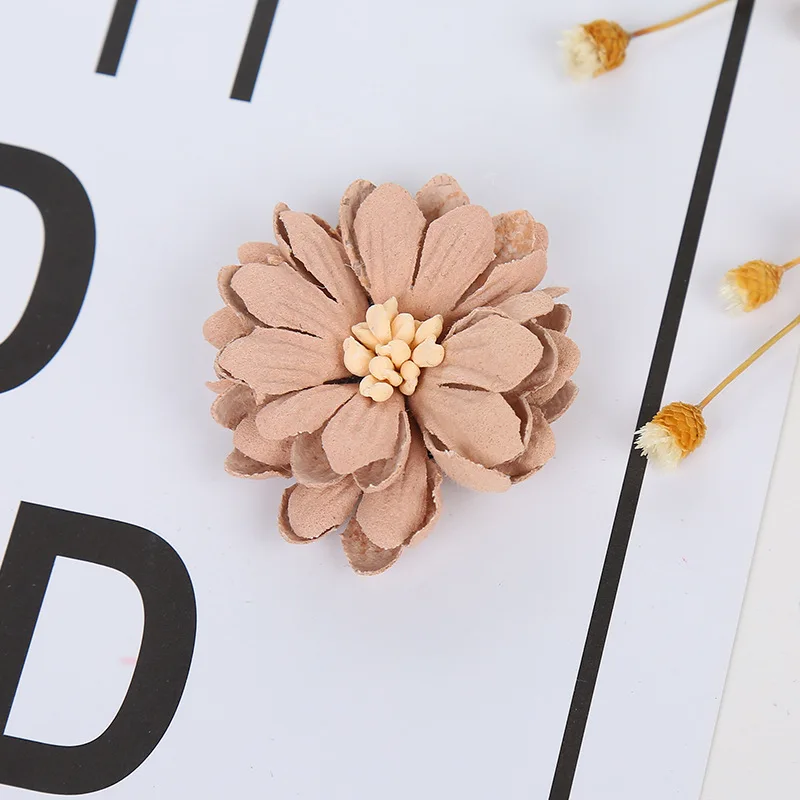 10 stücke/4CM Künstliche chrysantheme blume kopf Für Hochzeit Home Decor Handmade Flores Tuch Hut Zubehör Handwerk Blume – Detail 10