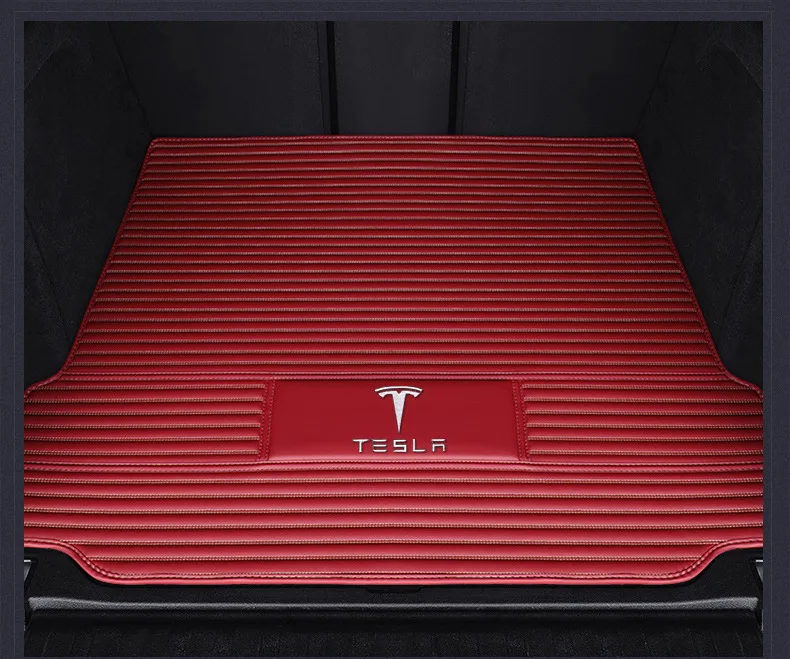 16-17-Tesla модель X коврик для багажника Tesla внедорожный 5 6 7 только коврик для багажника