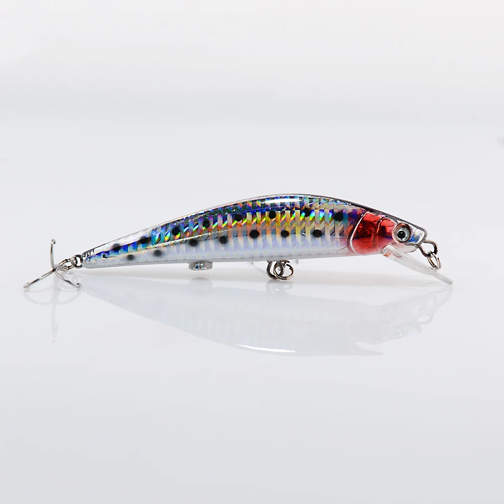 

USB Fishing Lure Flashing Minnow LED light Rechargeable Bait Twitching Electric Artificial fish lure