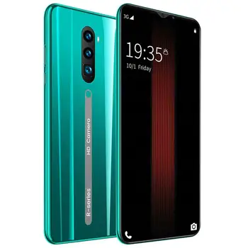 

Rino3 Pro 5.8 Inch Screen Android Phone Purple Water Drop Screen Smartphone Solid Color Mobile Phone Cool Shape Fashion