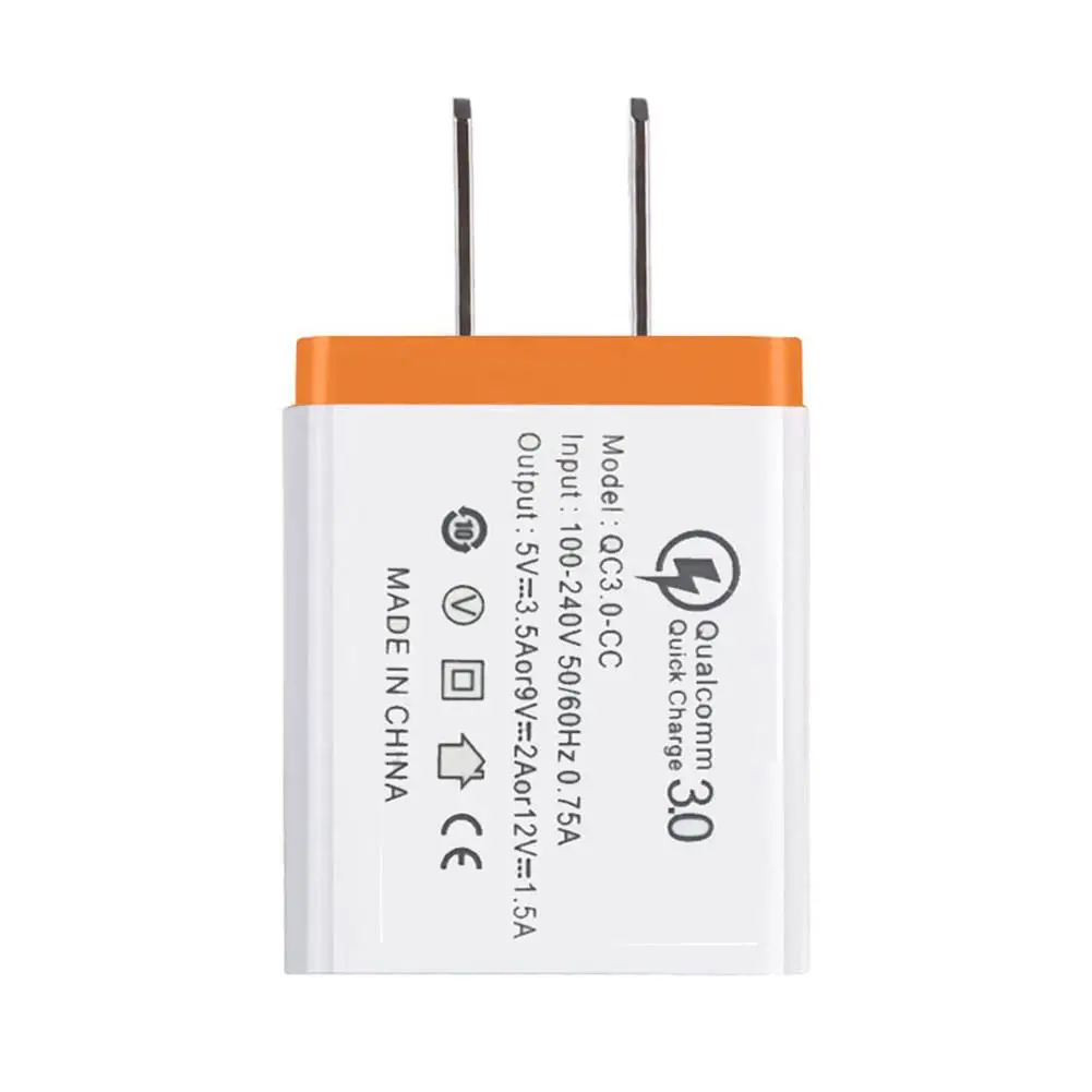 Универсальное быстрое зарядное устройство USB QC3.0 18 Вт Быстрое Зарядное устройство USB настенное зарядное устройство для мобильного телефона IPhone samsung huawei Xiaomi US/EU Plug
