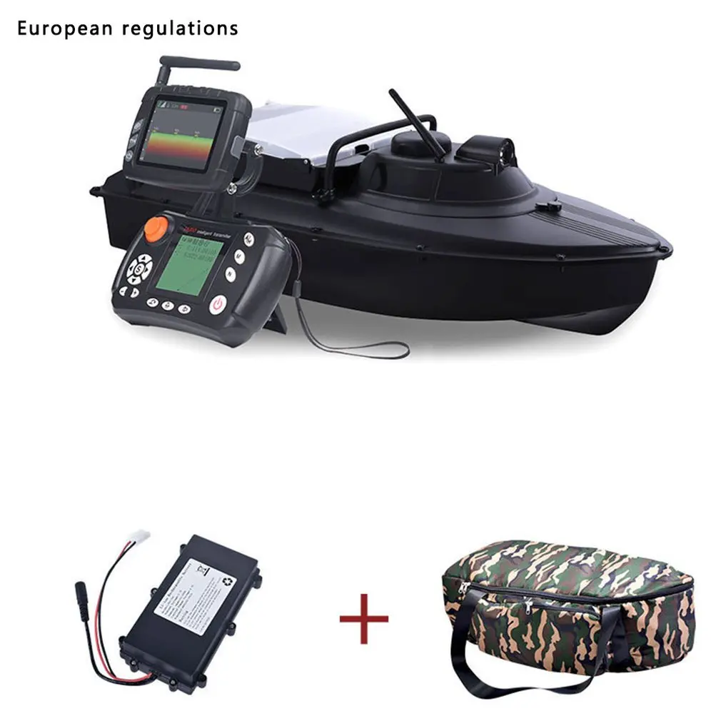 fish finder EU Гидролокатор, рыболовный искатель, автоматическая gps-навигация, отправка рыболовные снасти, крючки, принадлежности для рыбалки, дистанционное управление, гнездовая лодка - Цвет: fish finder EU