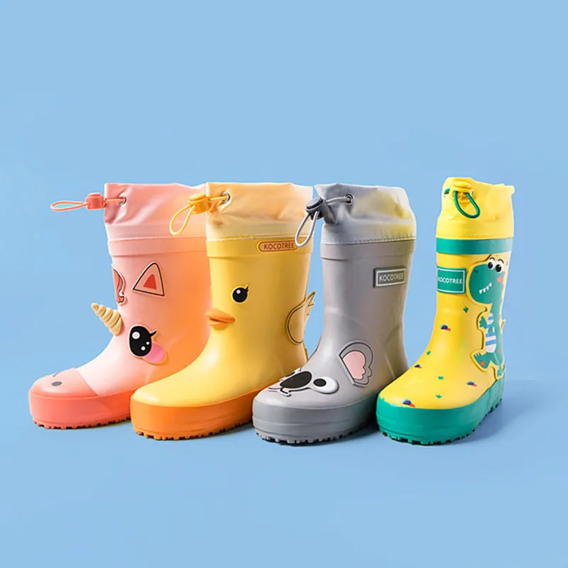 Closeout Rubber Boots Water-Shoe Factory Girl Baby Kids Children Boy Cute ULKNN Dzieci Printed WDgNZkyyj