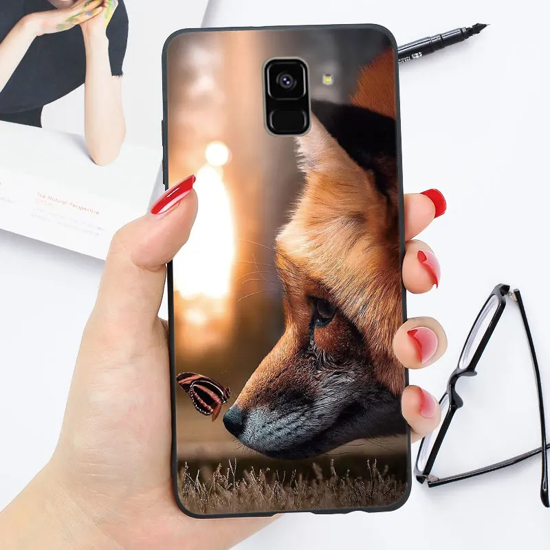 Чехол для samsung J4 Plus чехол Galaxy J6 плюс J3 J5 J7 чехол Крышка Глянцевая блестящая Coque - Цвет: xx8