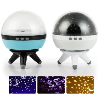 

New360 Degree Adjustable Turntable Rotating Projector USB LED Night Light Starry Sky Star For Children Room Romantic Sleep Lamp