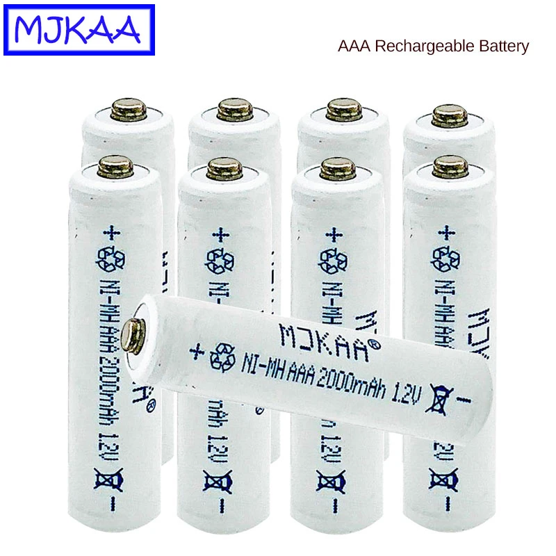 MJKAA 8 шт AA 1,2 V Ni-MH 3000mAh аккумуляторная батарея+ 8 шт AAA 2000mAh 1,2 V перезаряжаемые батареи