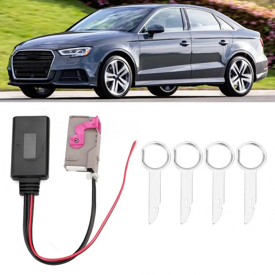Автомобильный беспроводной аудио приемник, совместимый с Bluetooth 4,0 32Pin подходит для A3 A4 A6 A8 TT R8 авто аксессуары