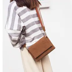 2019 Новая модная матовая сумочка из искусственной кожи с широким плечевым ремнем, диагональная женская сумка, модная сумка на плечо