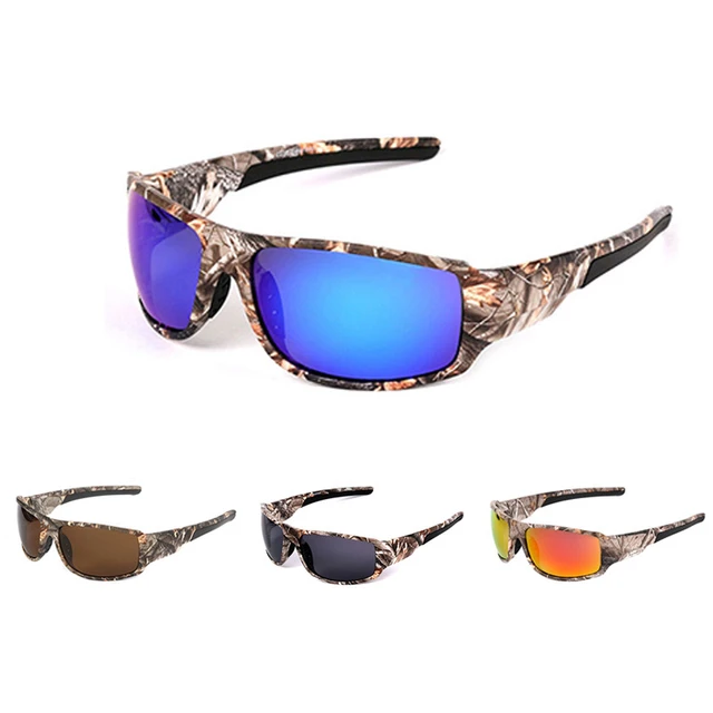 Camouflage Polarized Fishing Glasses Men Women Cycling Hiking Driving  Sunglasses Outdoor Sport Eyewear Camo Riding Windproof