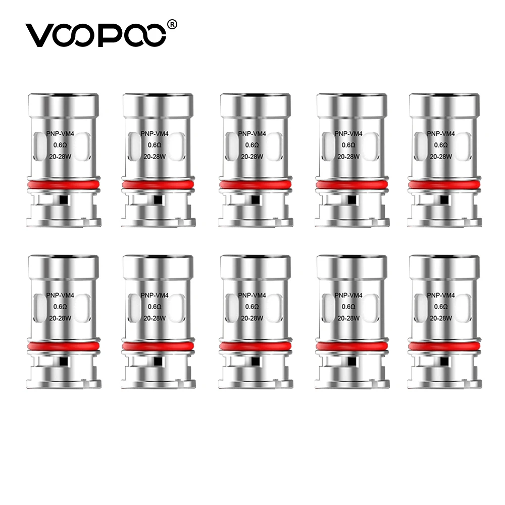 VM4 VOOPOO PnP катушки 0 6ohm сопротивление сетки головки подходят Voopoo Argus Drag Max X V костюм