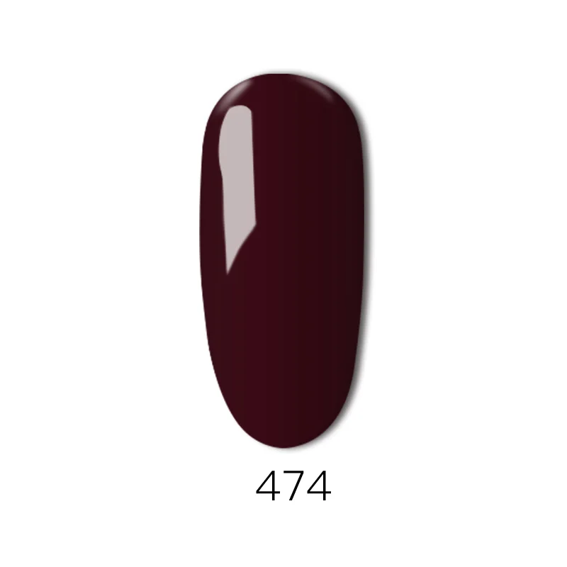 1 pc Nails Gel Polish Classic Red Soak Off Wine Red Color seires UV led lamp Hight quality Long Lasting Gel polish art nail - Цвет: 474
