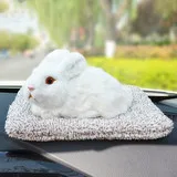 Модель котенок плюшевая игрушка кукла украшения автомобиль кошка модель лай Snoozers автомобиль установлен милый бамбуковый уголь посылка