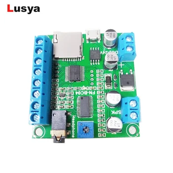 

Triggered MP3 Voice Player Board With 10 W Audio Amplifier Sound Board MP3 Music Player Module Output MP3 /WAV T1271