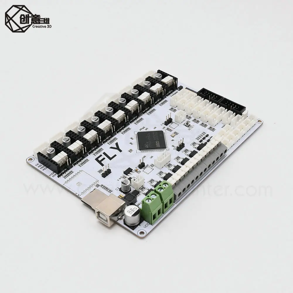 Марлина 2,0 32-битный ARM Cortex-M4 серии 168 МГц, STM32F407ZGT6 материнская плата чип поддерживает 6 штранг-прессования 9 независимых приводов