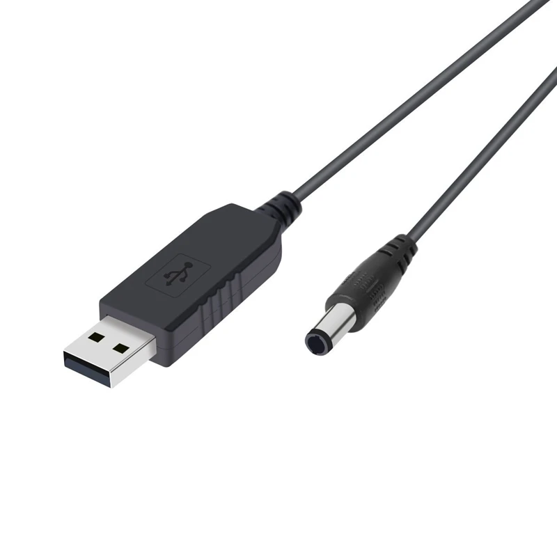 2 шт Usb в Dc кабель для преобразования напряжения повышающий кабель 5,5X2,1 мм Dc Мужской 1 м-5 в до 12 В и 5 В до 9 в