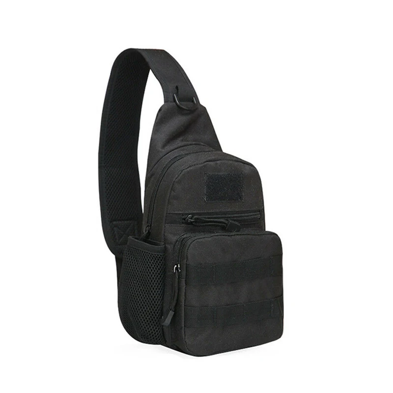 

Mens Outdoor Military Sling Chest Pack Messenger Shoulder Camo Molle Travel Bag 450g Portable