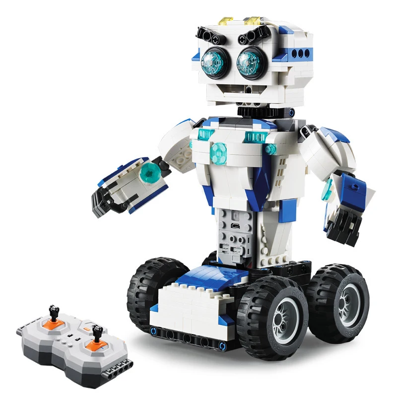 

Technic Motor Power RC Remote Control Robot 2IN1 Transform Deformation Intelligent Robots fit legoing Building Blocks Bricks Toy