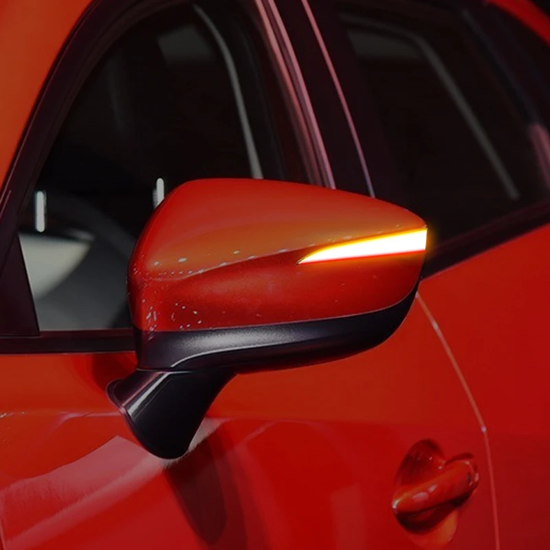Для Mazda CX-5-, CX-3- динамический сигнал поворота светодиодный боковые зеркала заднего вида Индикатор для зеркала мигалка дополнительный свет