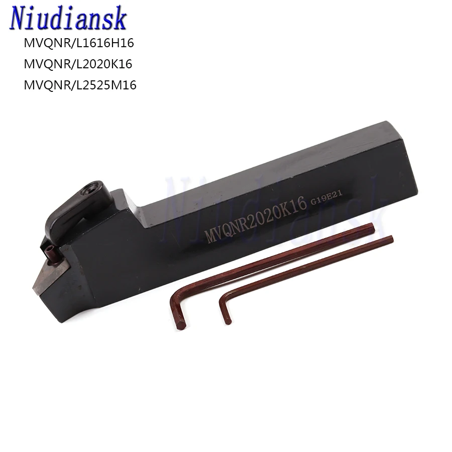 

MVQNR1616H16 MVQNL1616H16 MVQNR2020K16 MVQNL2020K16 MVQNR2525M16 MVQNL2525M16 External Turning Tool Holder Use For VNMG Inserts