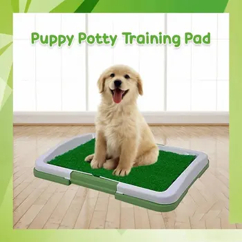 

3 Layers Large Dog Pet Potty Training Pee Pad Mat Puppy Tray Grass Toilet Simulation Lawn For Indoor Potty Training