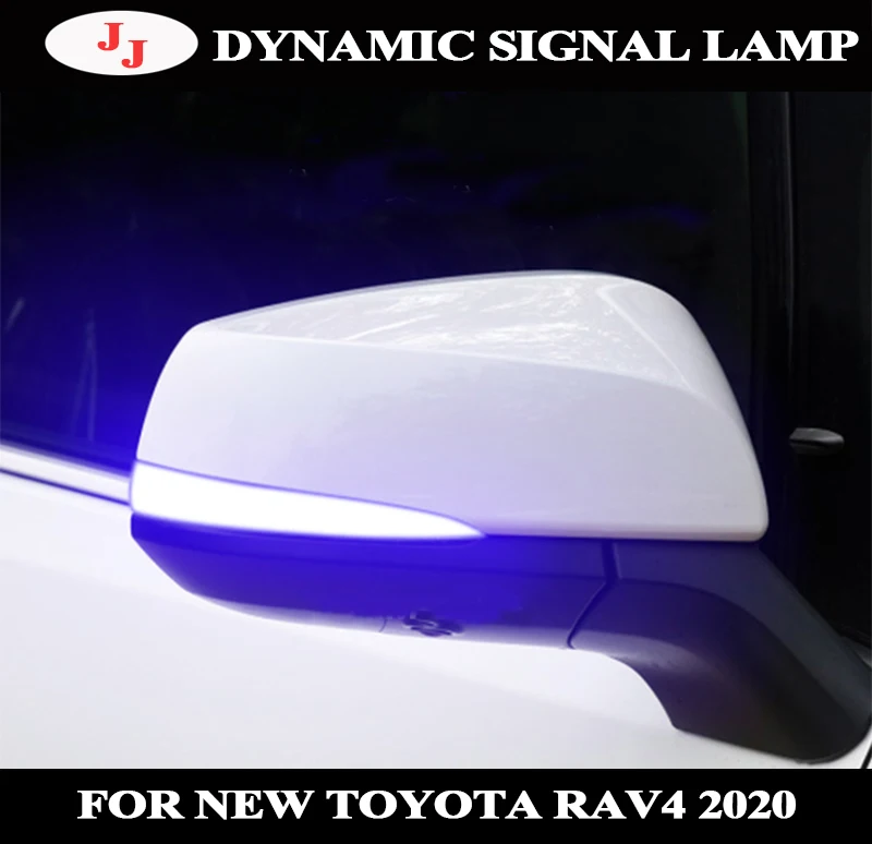 Динамический поворотный сигнал светодиодный фонарь последовательно для Toyota RAV4