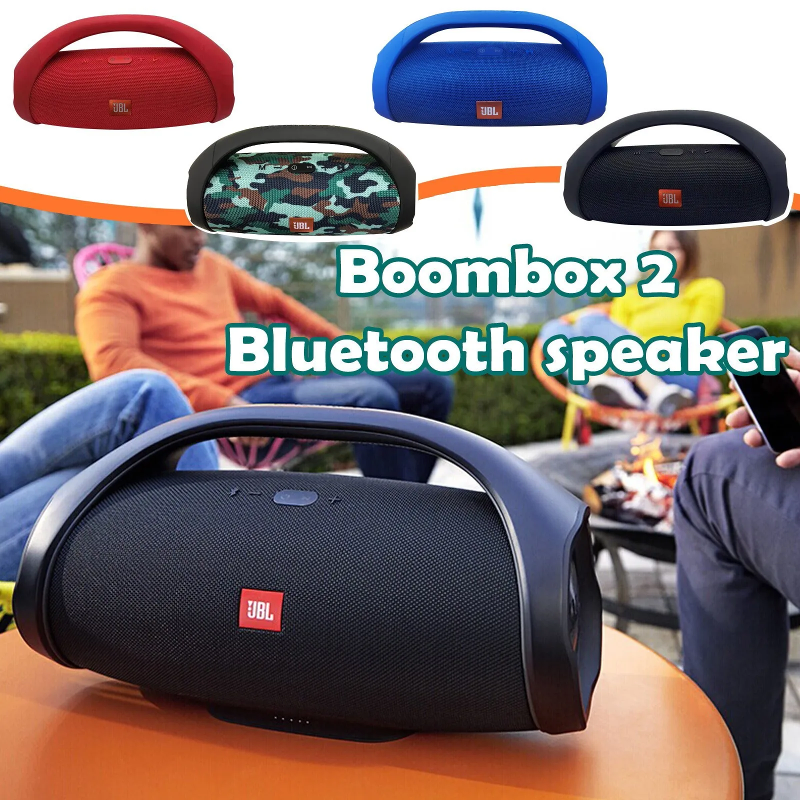 JBL Boombox 2 Колонка Bluetooth для Jbl сабвуфер Беспроводная Зарядка 4 5 Flip xtreme 3 | Электроника