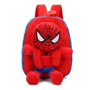 

3D cartoon mini plush children's backpack schoolbag kindergarten schoolbag girl boy boy anime cartoon Christmas gift schoolbag