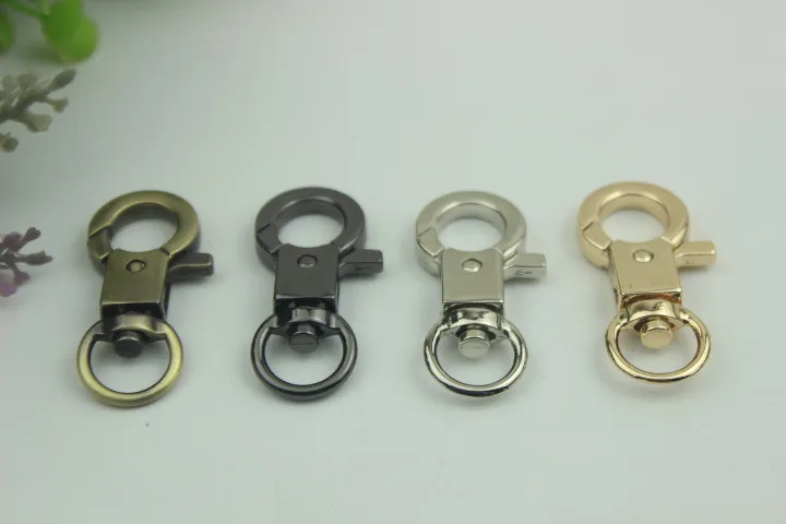10/30pcs 12mm пряжка сумки металла собака воротник, тканевая лента Сумки из натуральной кожи, цепь на ремешке для шарнирные зажимы Карабин DIY аппаратных аксессуары для ванной комнаты