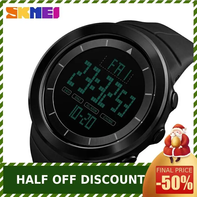 SKMEI 1402 Новинка Relogio Masculino мужские спортивные цифровые наручные часы PU ремешок 50 м водонепроницаемые электронные наручные часы Мужские часы