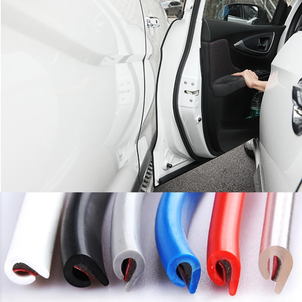 5 м автомобильные двери поездки резиновые края защитные полоски боковые дверные