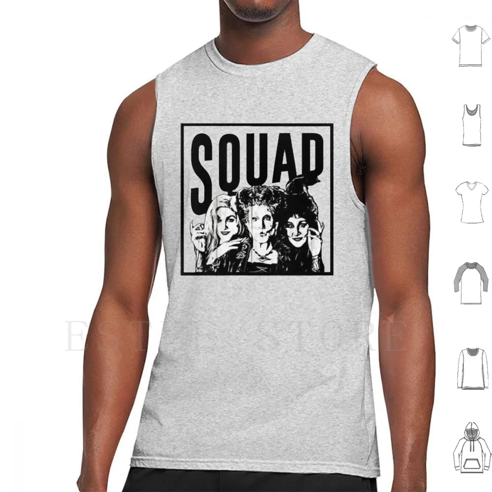 Squad Merch Canotte Gilet Senza Maniche Hocus Halloween Squad Pocus Sanderson Sisters