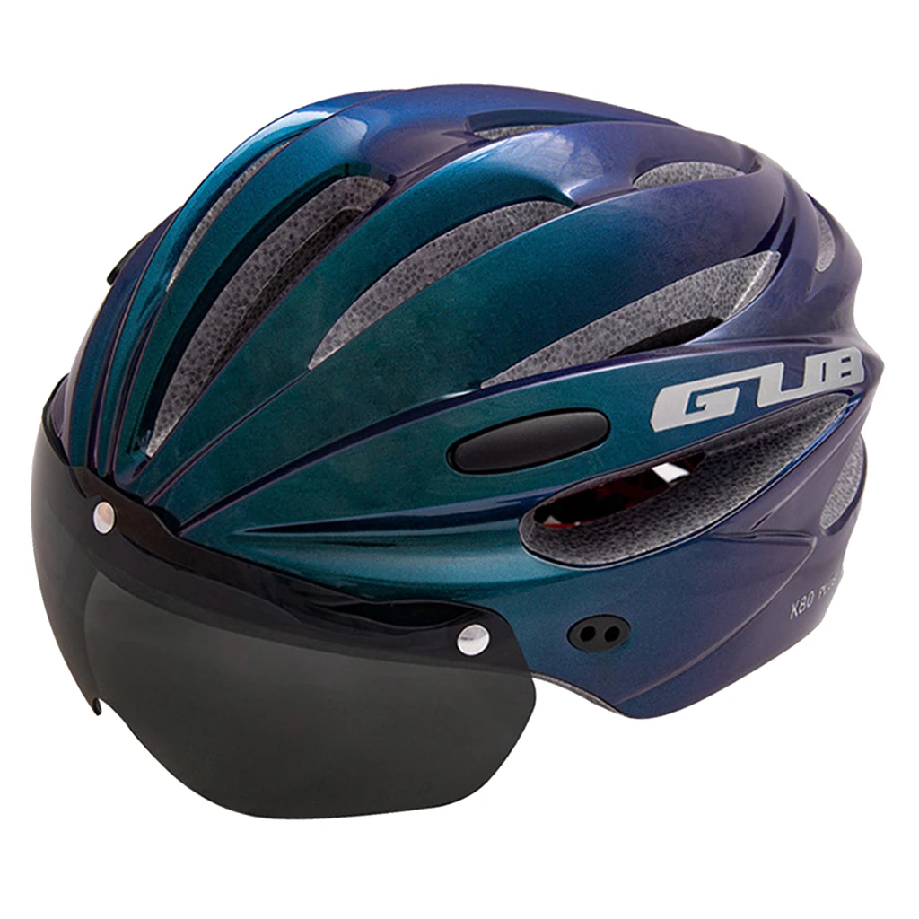 GUB Bicycle Helmet Bike Caps Women Men Adjustable Breathable Ultralight Bicycle Helmet Goggles Cycling Equipment for Women Men