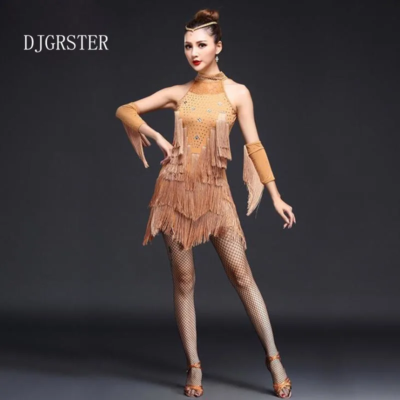 DJGRSTER костюмы для латиноамериканских танцев, профессиональные платья, костюмы для бальных танцев, женская одежда для взрослых, сальсы, танго