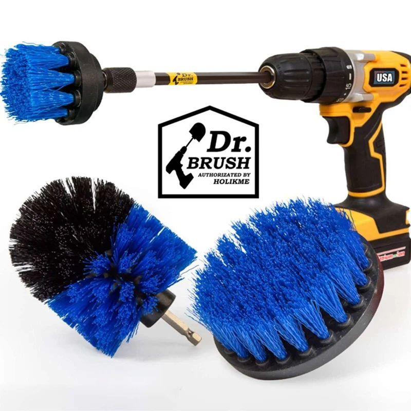 

4Pcs Car Wheel Hub Rim Brush Tool Drill Brush Electric Scrubber Cleaner For Kitchen Bathroom Tile Surfaces Cleaning Tools