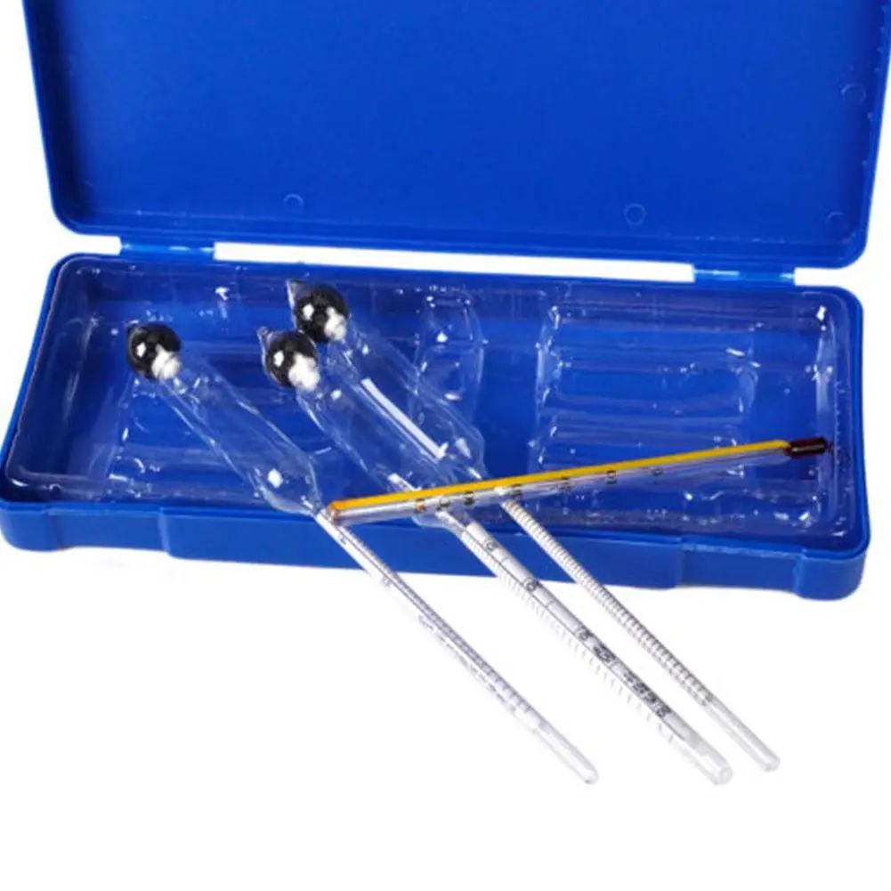 3 шт. гидрометр + термометр спиртовой измеритель 0 100%|Измеритель концентрации| |