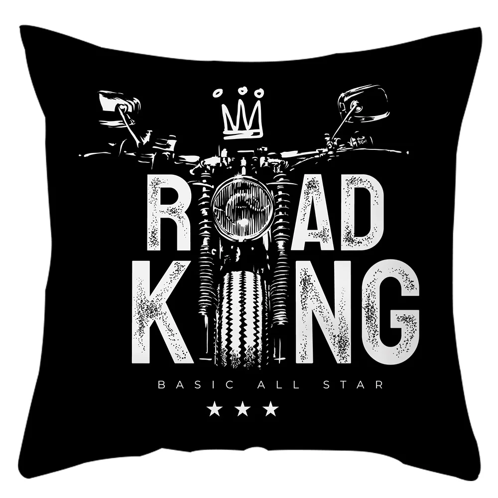 CC0161-16 ZEIMON винтажная мотоциклетная Подушка Чехол с рисунком черепа полиэстер наволочка домашние декоративные подушки Чехлы для дивана Декор автомобиля - Цвет: CC0161-16
