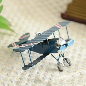 

Shooting Ornaments Mini Iron Crafts Retro Airplane Models Home Accessories Photo Studio Baby Photography Props