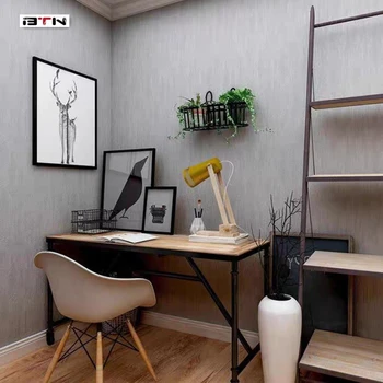 

Free shipping Waterproof and antifouling PVC mottled thick wallpaper modern living room room study Dark gray light graywallpaper