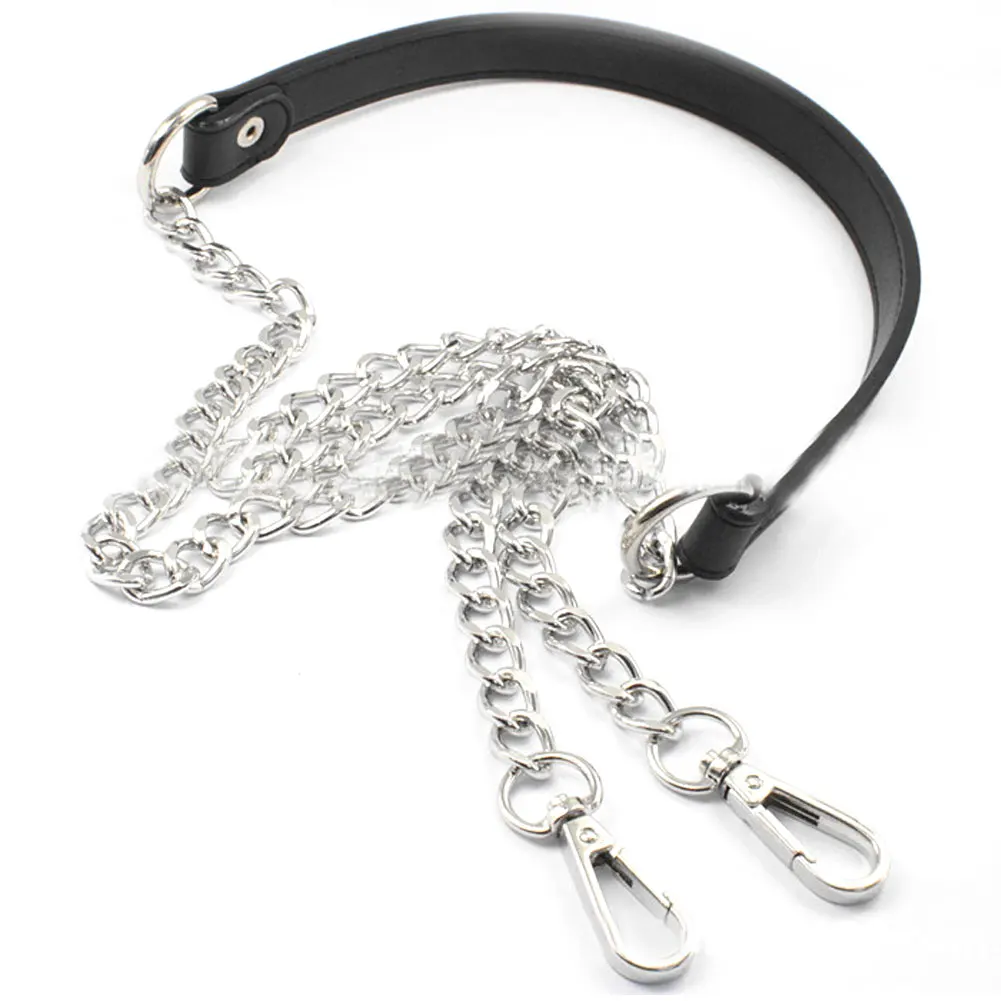 Silver chain Сумка Замена цепочки из металла+ PU кожаный ремешок для DIY сумка на плечо 120 см - Цвет: Silver chain