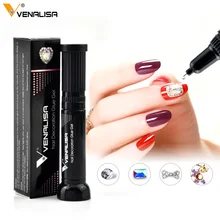 10 г гель для приклеивания страз клей VENALISA украшения ногтей использование для ногтей Типсы украшения led УФ гель клей для ногтей
