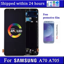 Bloc écran tactile LCD Super Amoled de remplacement, pour Samsung A70 A705 A705FN A705YN A705F A705GM=