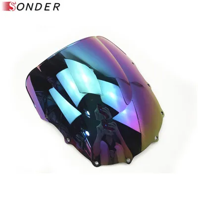 Iridium Screen For Kawasaki ZZR400 ZZR600 ZZR 400 ZZR 600 1993-2007 1993 1994 1995 1996 1997 1998 1999 2000 Windshield WindScreen - Цвет: Iridium
