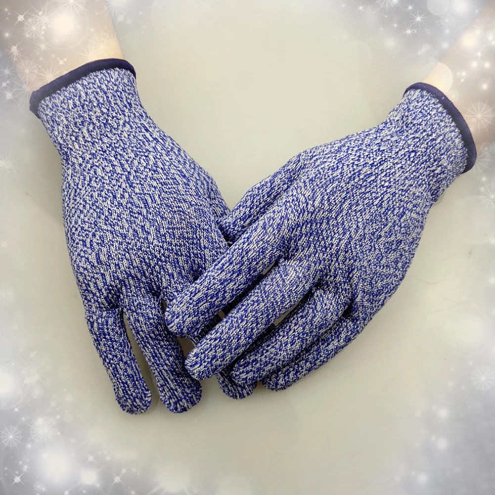 1 пара высокопрочные Термостойкие анти-порезы PE уровень 5 защитные рабочие перчатки