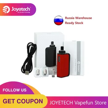 

2pcs Russia Sending Joyetech EGO AIO Box Kit 2100mAh Battery 2ml Tank Atomizer & BF SS316 Coil Joyetech AIO Kit Vs Drag Nano