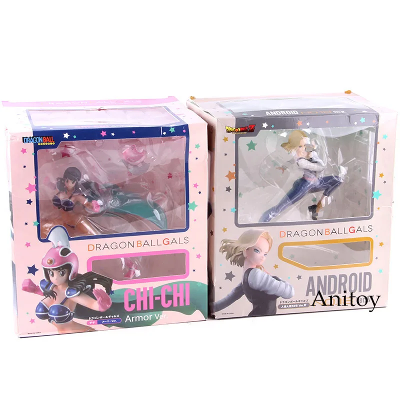 Фигурка "Dragon Ball" Девочки Боевая версия. Chi-Chi Android 18 фигурка аниме «драгонболл» ПВХ Коллекционная модель игрушки