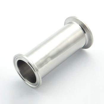 

51mm OD 304 Stainless Steel Pipe Sanitary Spool Tube Length 152mm 6" For Homebrew Fit 2" Tri Clamp
