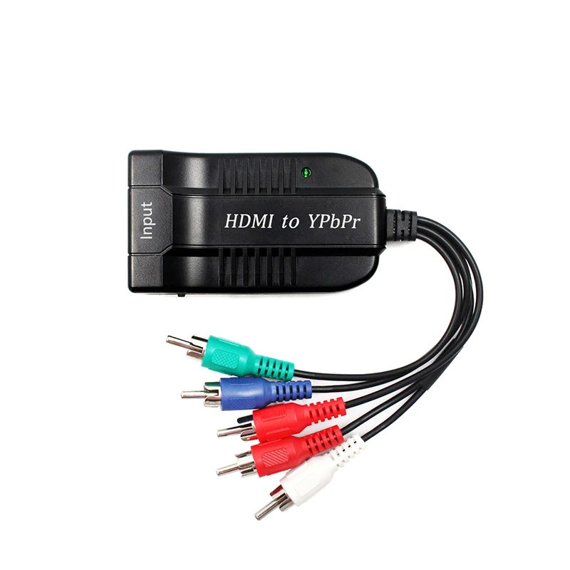 Hdmi a Component Ypbpr L/R Rgb Scaler Femmina a Maschio Video Audio Converter Adattatore 1080P 5RCA