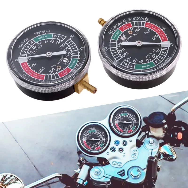 

2pcs Universal Motorcycle Carburetor Synchronization Carb Vacuum Gauge Synchronizers Vacuum Gauge Tool Sync Gauge for Honda