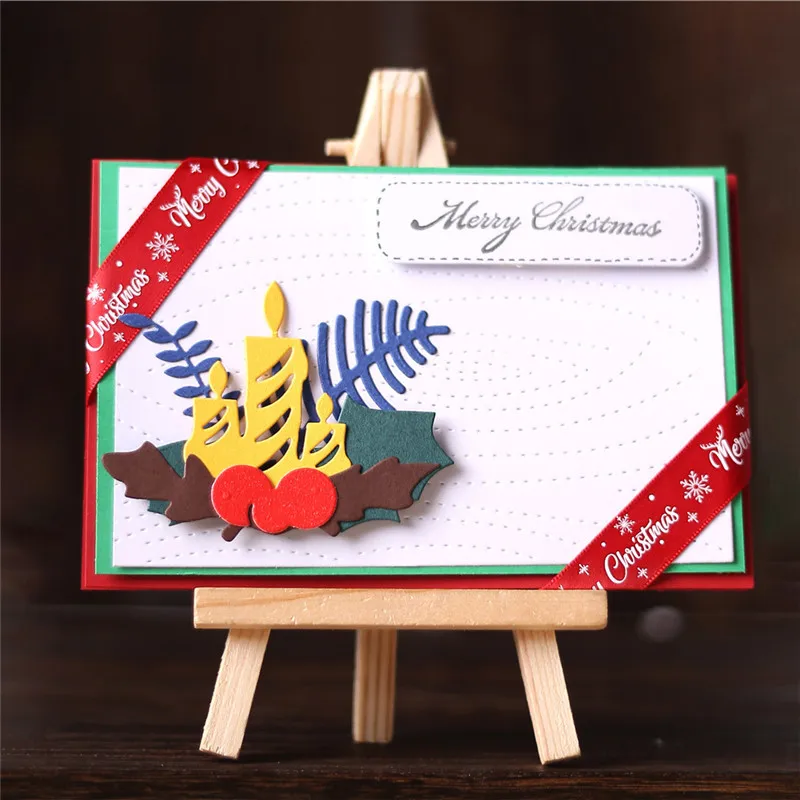 

Eastshape Metal Cutting Dies New 2019 Christmas Candle and Tree Dies Scrapbooking Album Die Cut Embossing Stencil Decor Dies