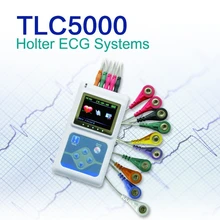 CE FDA TLC5000 holter CONTEC EMS 12 каналов